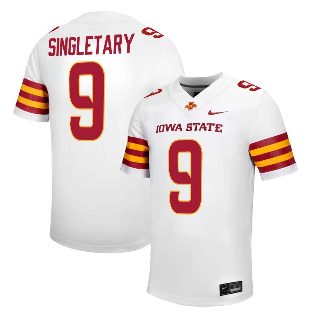 Iowa State Cyclones NIKE NIL Football Jersey White