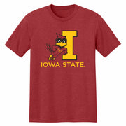 Iowa State Cyclones Gameday Originals Vintage Leaning Cy Short Sleeve Tee