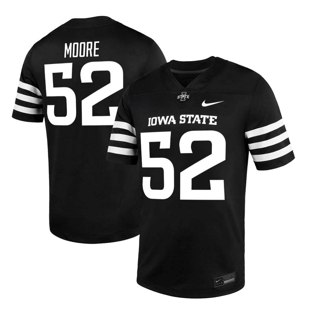Iowa State Cyclones NIKE NIL Football Jersey Black