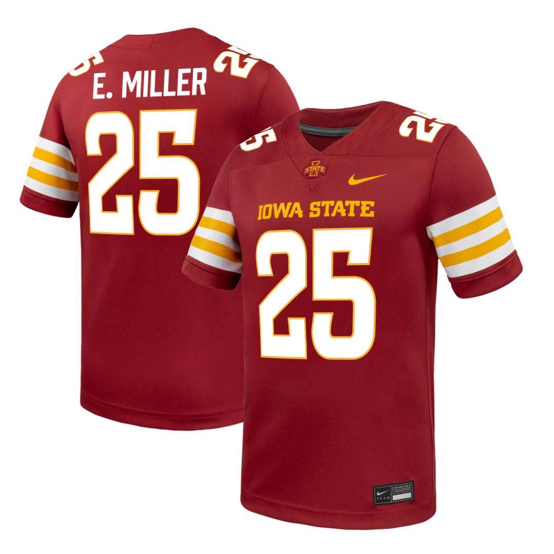 Iowa State Cyclones NIKE Red NIL Football Jersey