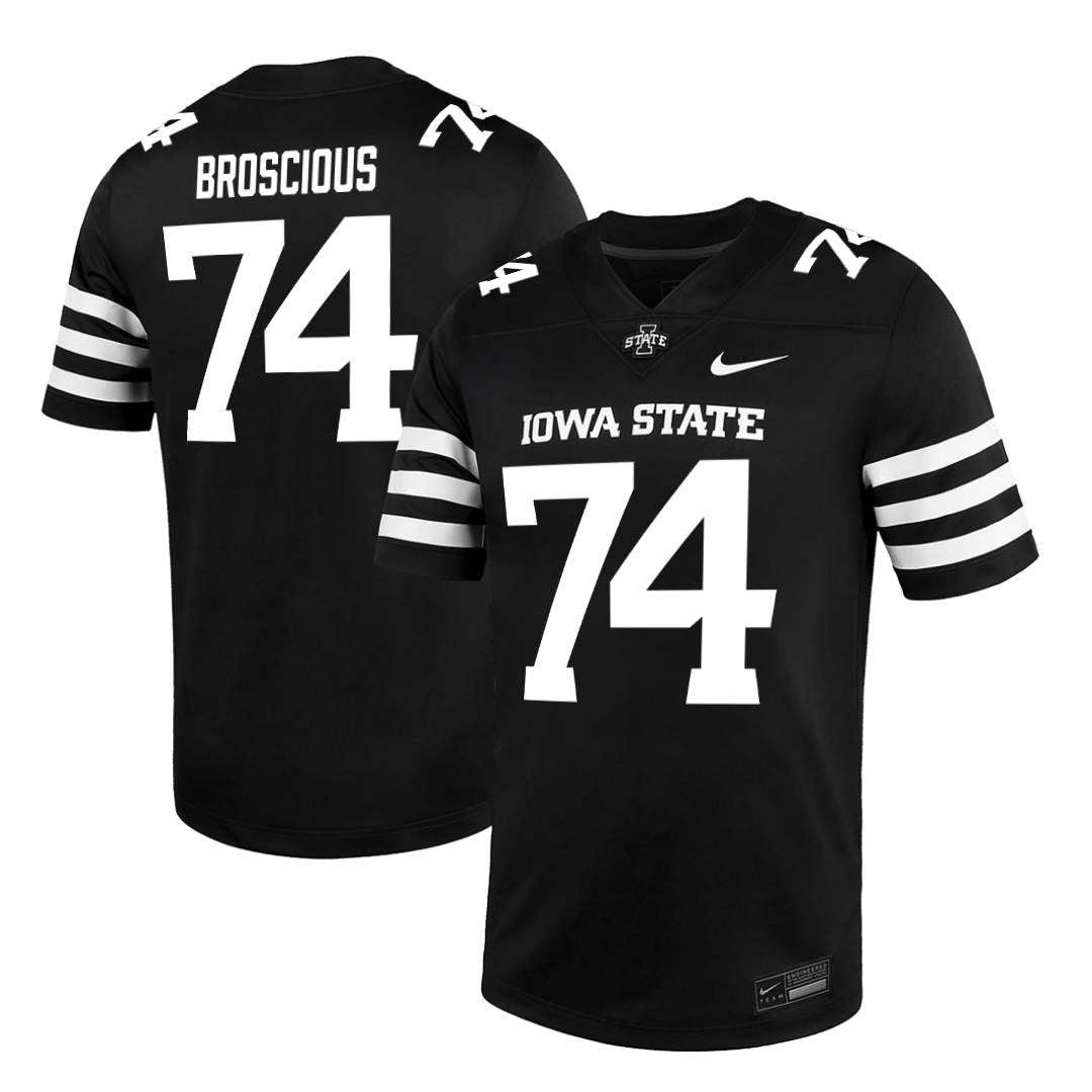 Iowa State Cyclones NIKE NIL Football Jersey Black