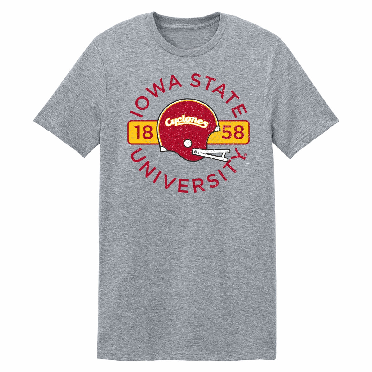 Iowa State Football Vintage Cyclones Helmet Tee