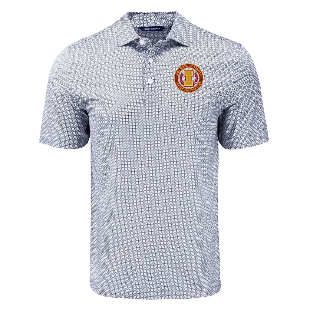 Iowa State Cyclones Letterwinner's Club Diamond Dot Print Polo