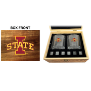 Iowa State Rocks Glass Set