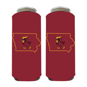 Iowa State 24oz State Shape Koozie