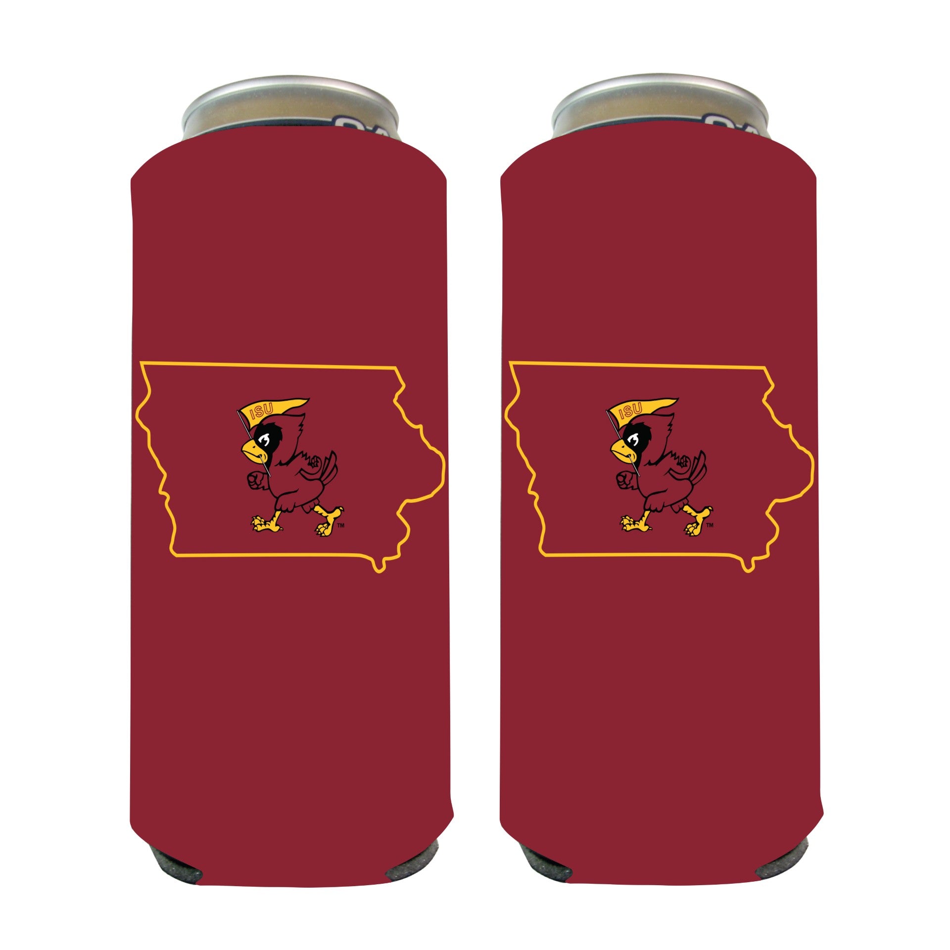 Iowa State 24oz State Shape Koozie