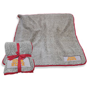 Iowa State Frosty Fleece Wordmark Throw