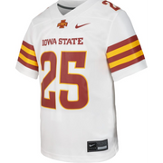 Youth Nike #25 White Iowa State Cyclones Untouchable Replica Game Jersey Size: Medium