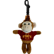 Iowa State Cyclones Plush Monkey Keychain