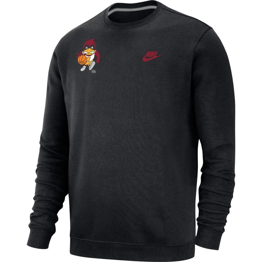 Iowa State Basketball Vintage Cy Nike Club Fleece Crewneck