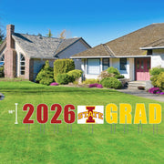 Iowa State Cyclones "2026 Logo Grad" Large Lawn Sign