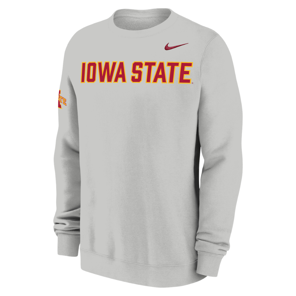 Iowa State Cyclones Men's Nike Club Fleece Crew