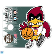 Iowa State Vintage Basketball Cy Sticker 2"