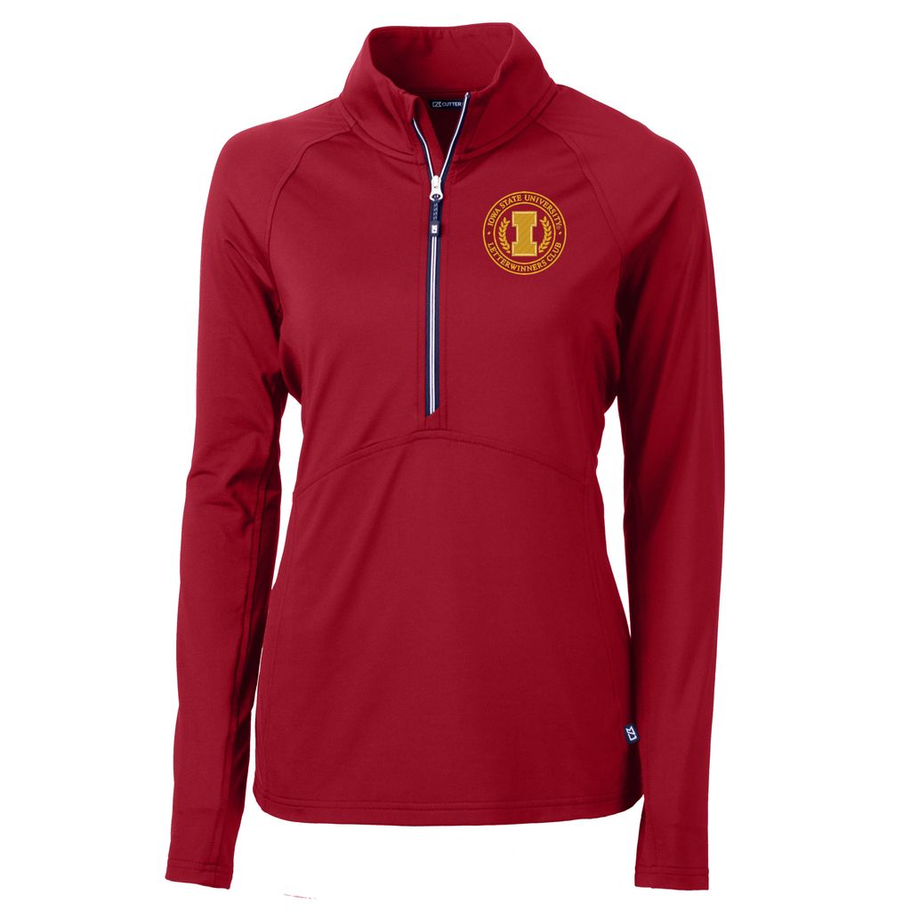 Iowa State Cyclones Women's Letterwinners Club Adapt Half-Zip Pullover