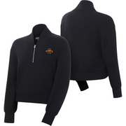 Iowa State Cyclones Cameron J Women's Black Half-Zip Pullover
