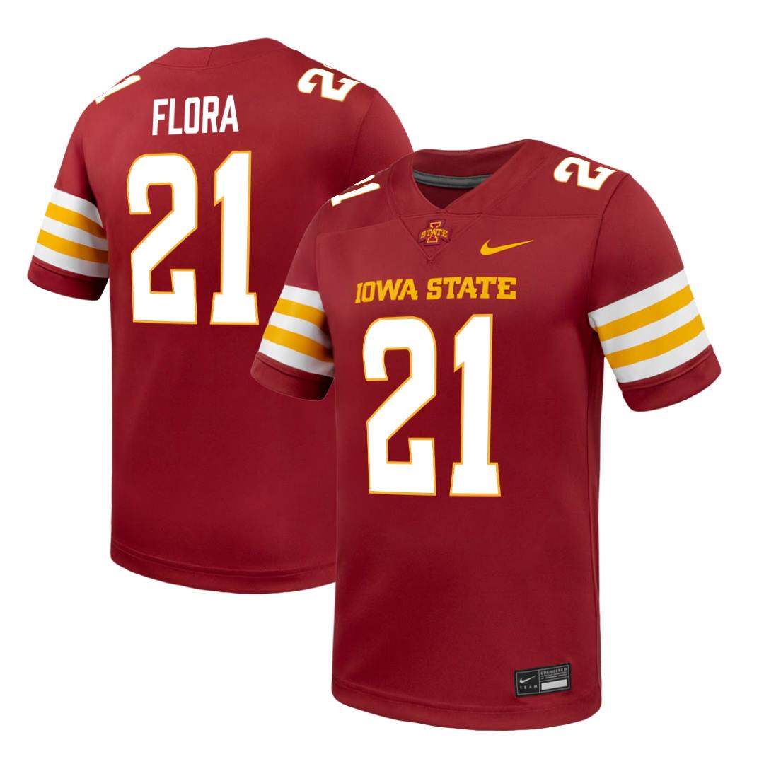 Iowa State Cyclones NIKE Red NIL Football Jersey