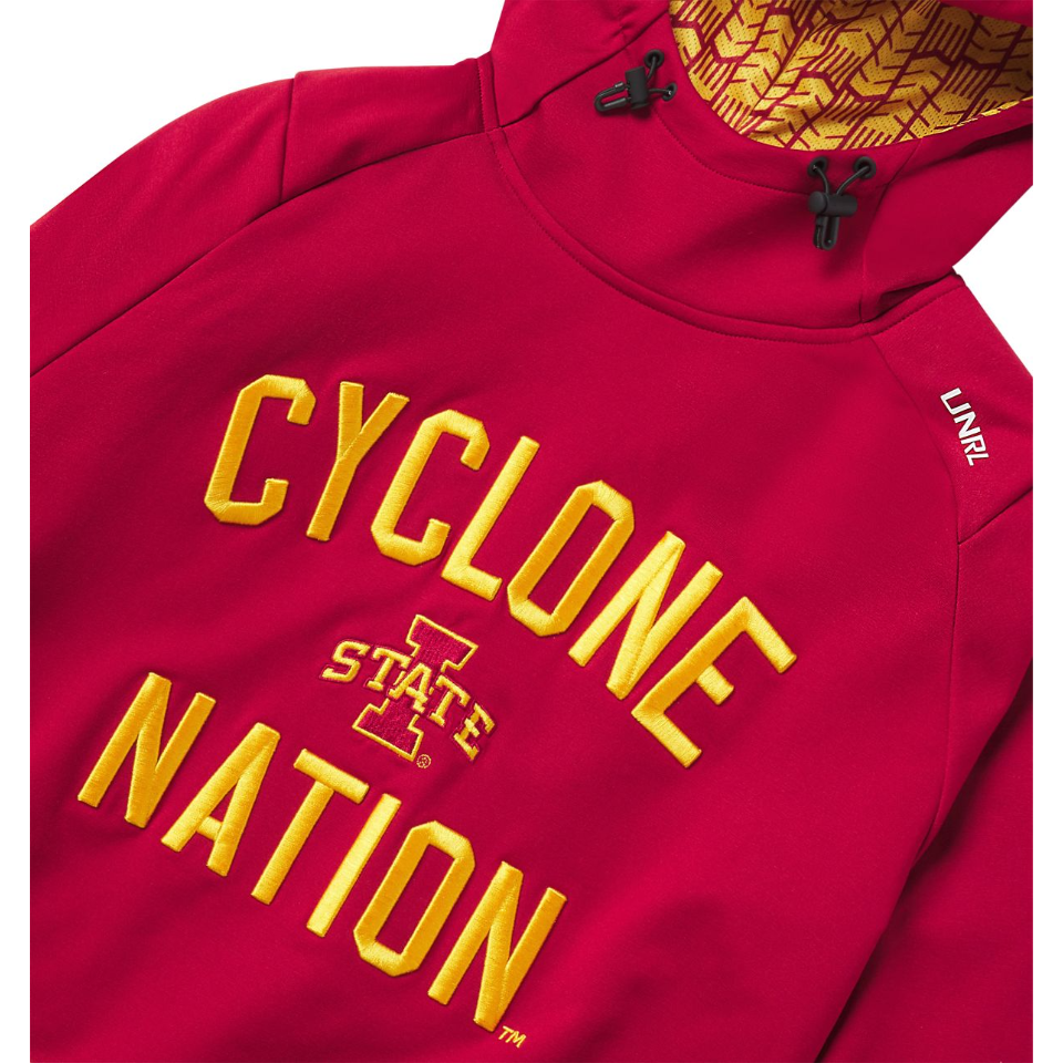 Iowa State Cyclone Nation Red UNRL Crossover Hoodie