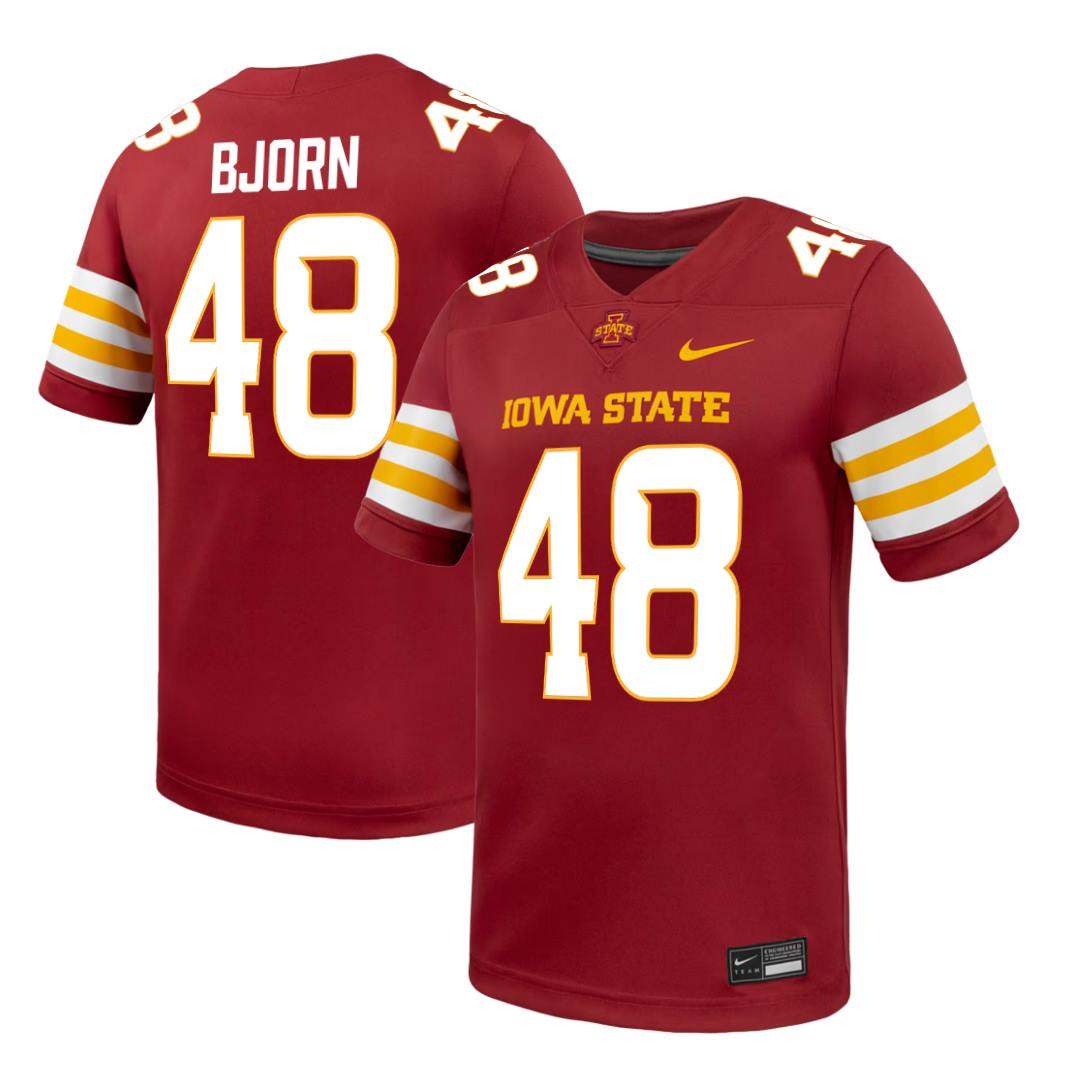 Iowa State Cyclones NIKE Red NIL Football Jersey