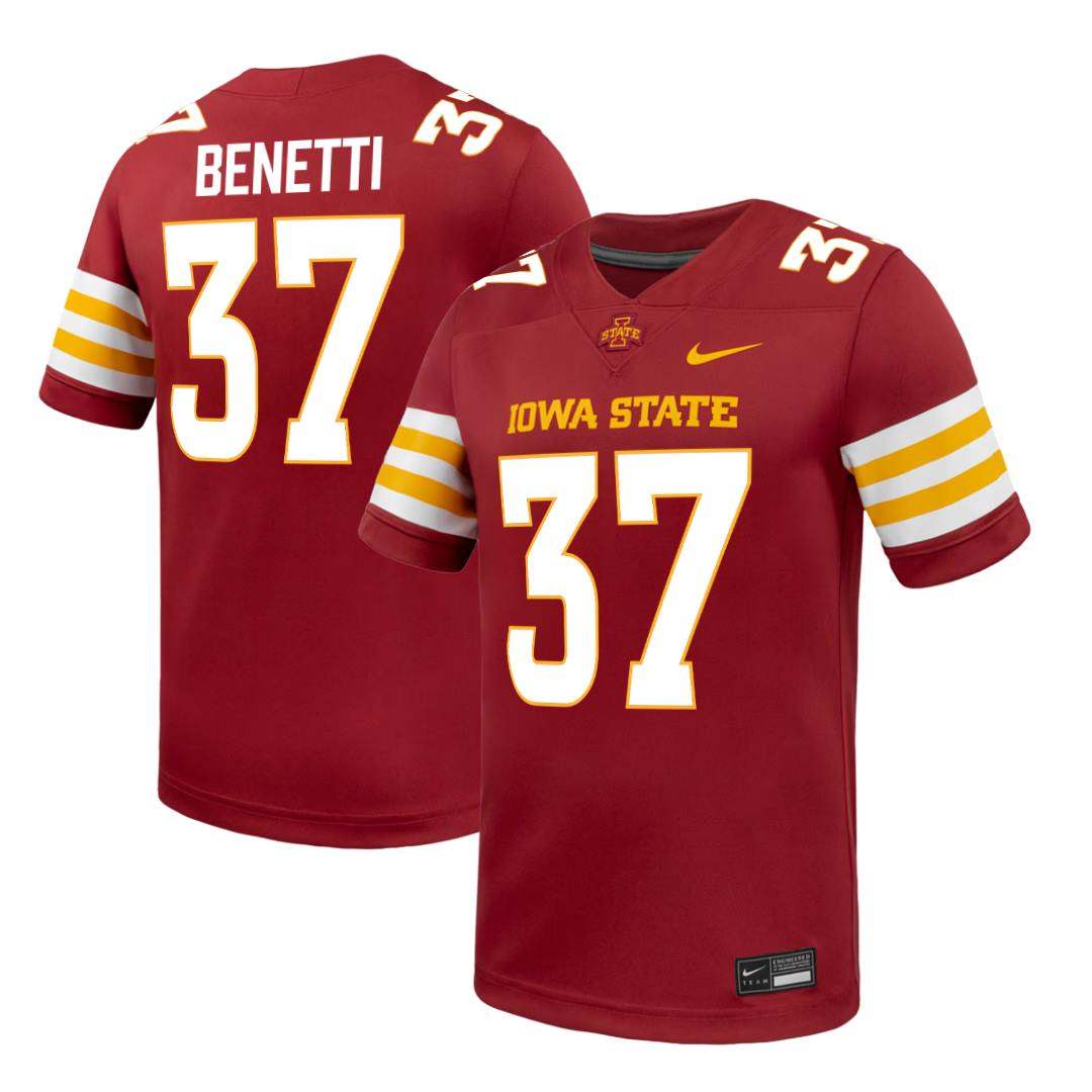 Iowa State Cyclones NIKE Red NIL Football Jersey