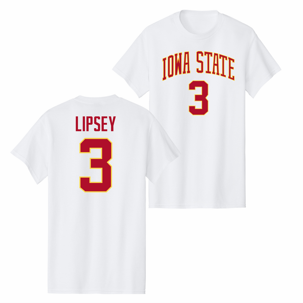 Iowa State Men's Basketball NIL Shirsey White