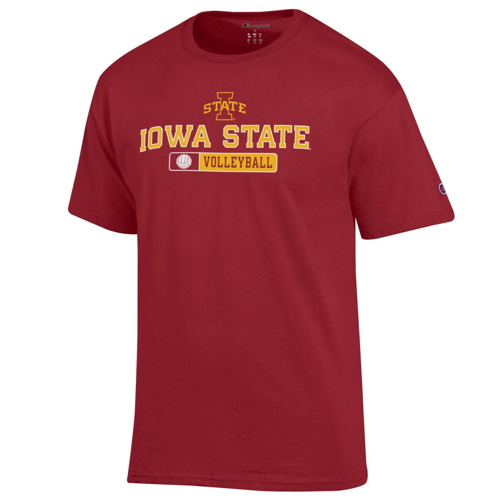 Iowa State Volleyball T-Shirt Red Champion