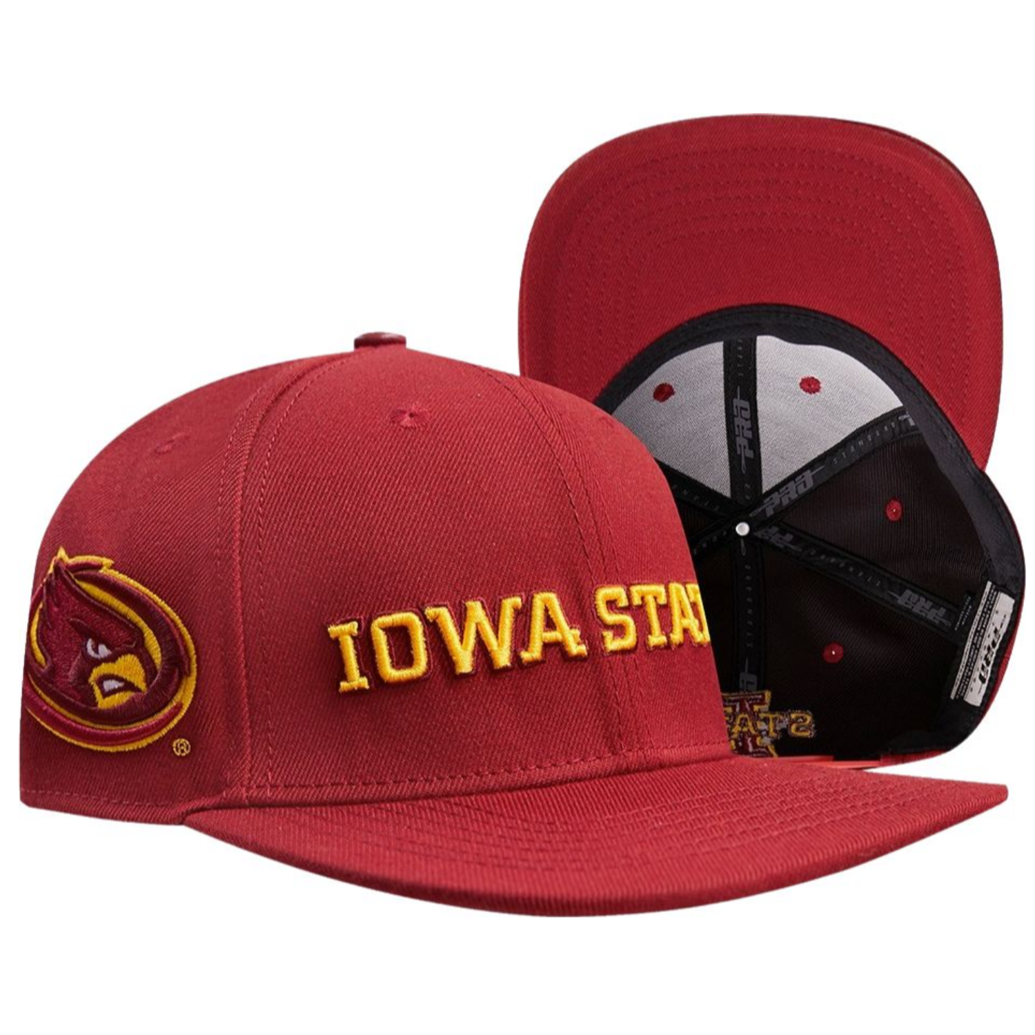 Iowa State Cyclones Red Embroidered Snapback Hat
