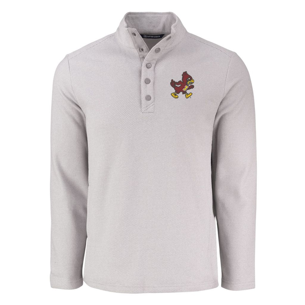 Iowa State Cyclones Men's Hunt's Point Quarter-Snap Cy Logo