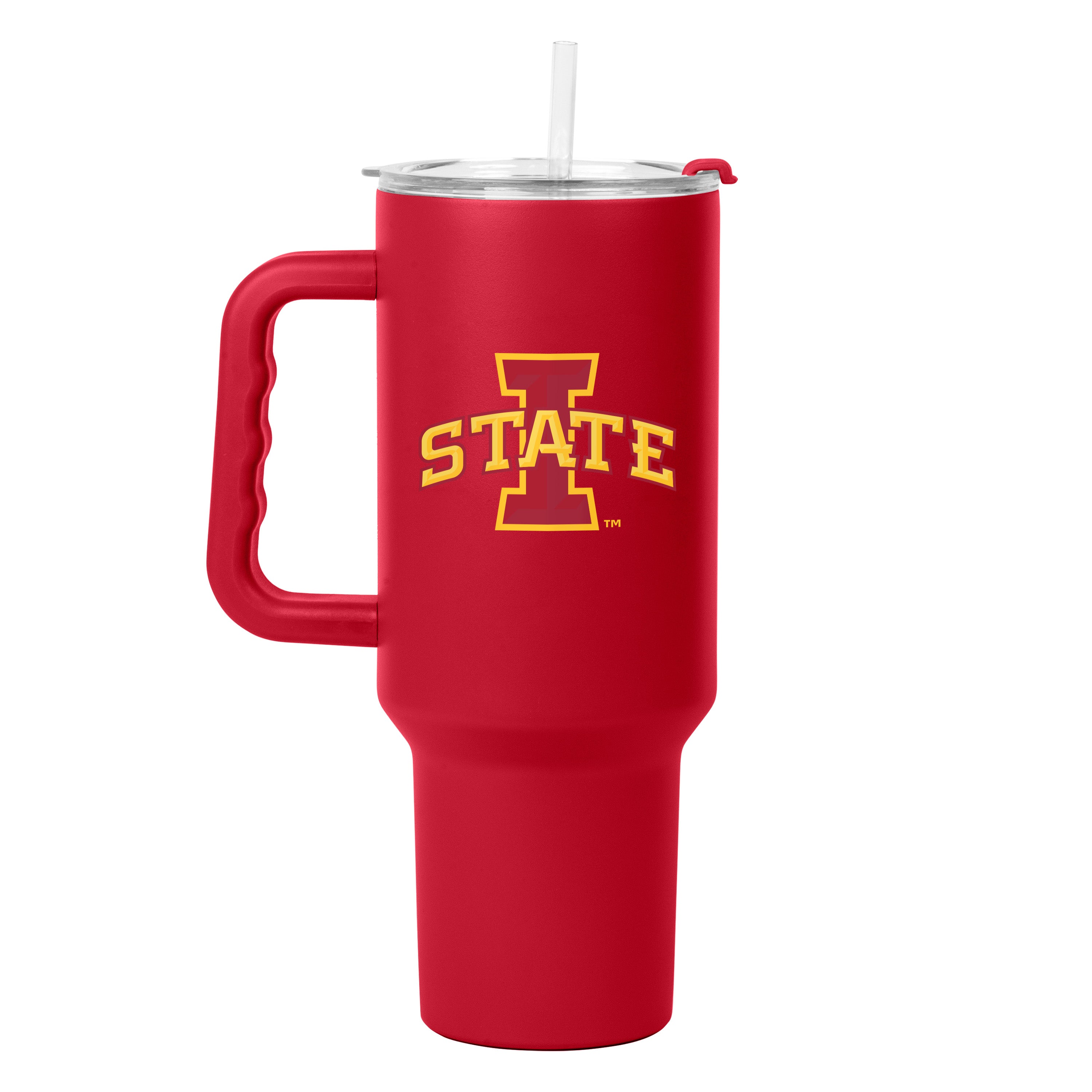 Iowa State Cyclones 40oz Powder Coat "I State" Tumbler with Handle