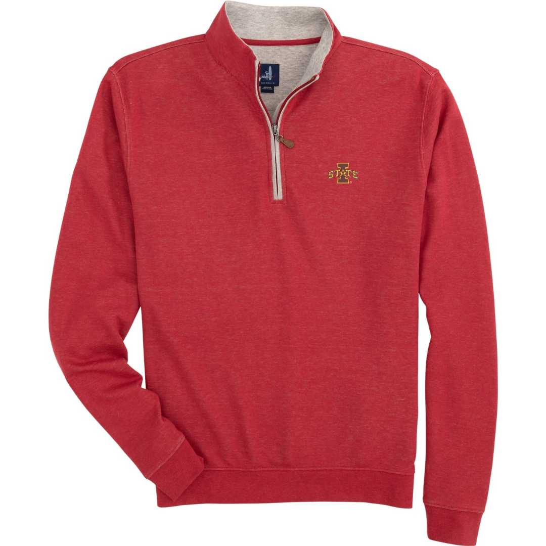 Iowa State Cyclones Men's Johnnie-O Red Quarter-Zip