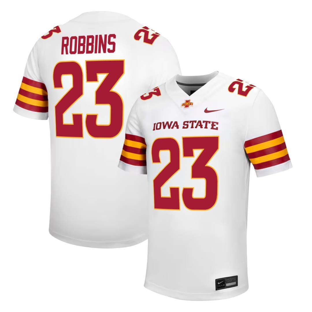 Iowa State Cyclones NIKE NIL Football Jersey White