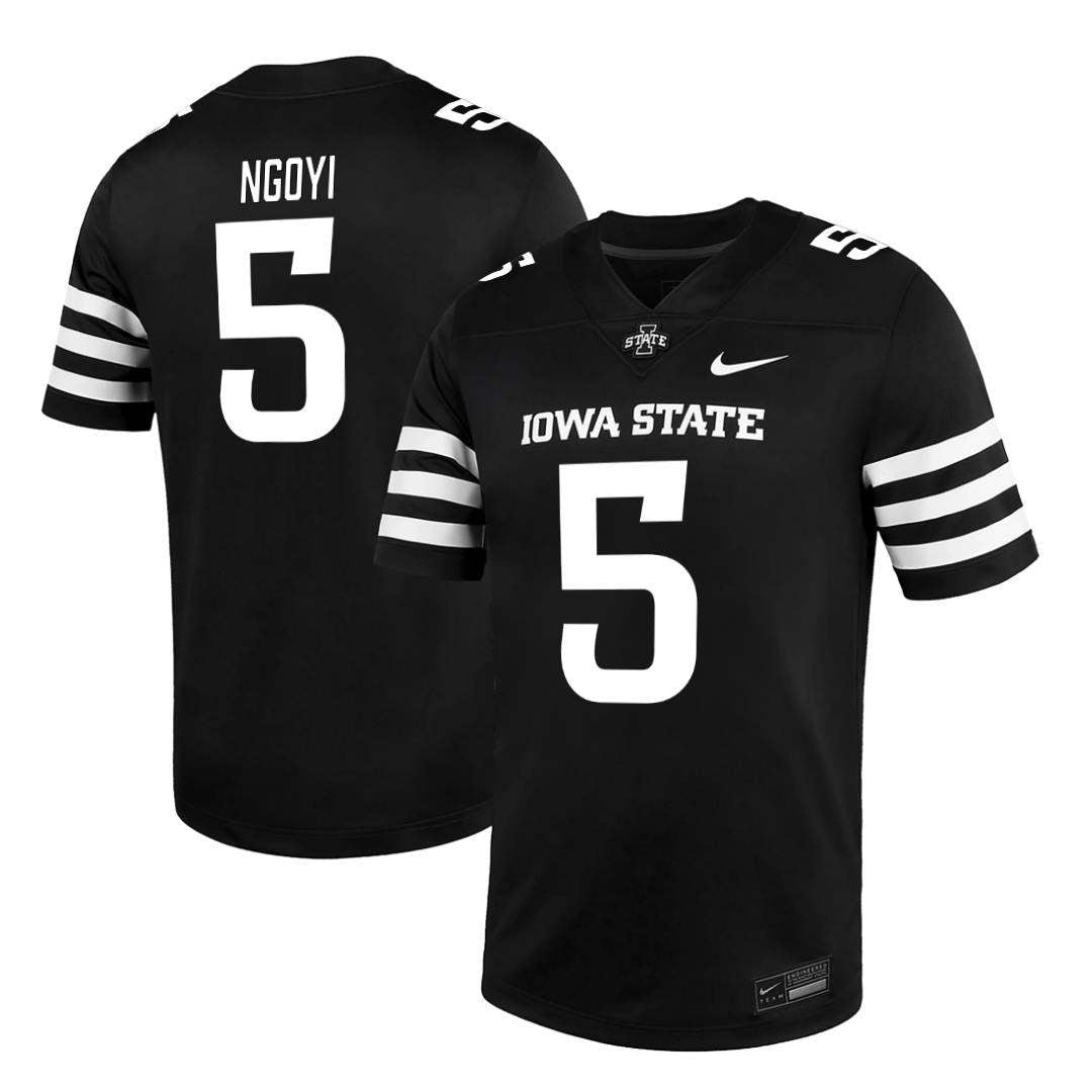 Iowa State Cyclones NIKE NIL Football Jersey Black