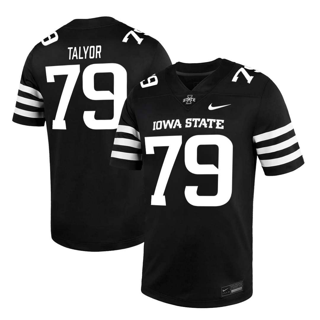Iowa State Cyclones NIKE NIL Football Jersey Black