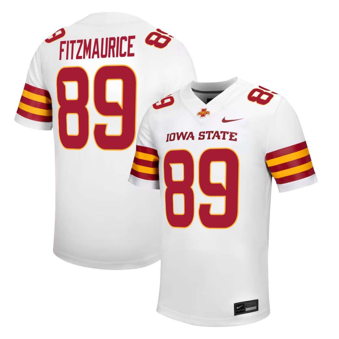 Iowa State Cyclones NIKE NIL Football Jersey White