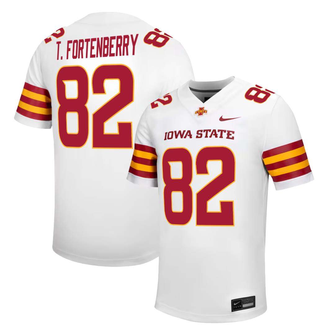 Iowa State Cyclones NIKE NIL Football Jersey White
