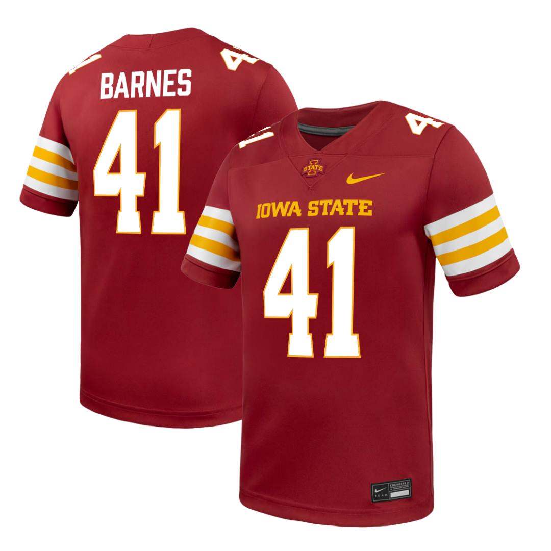 Iowa State Cyclones NIKE Red NIL Football Jersey