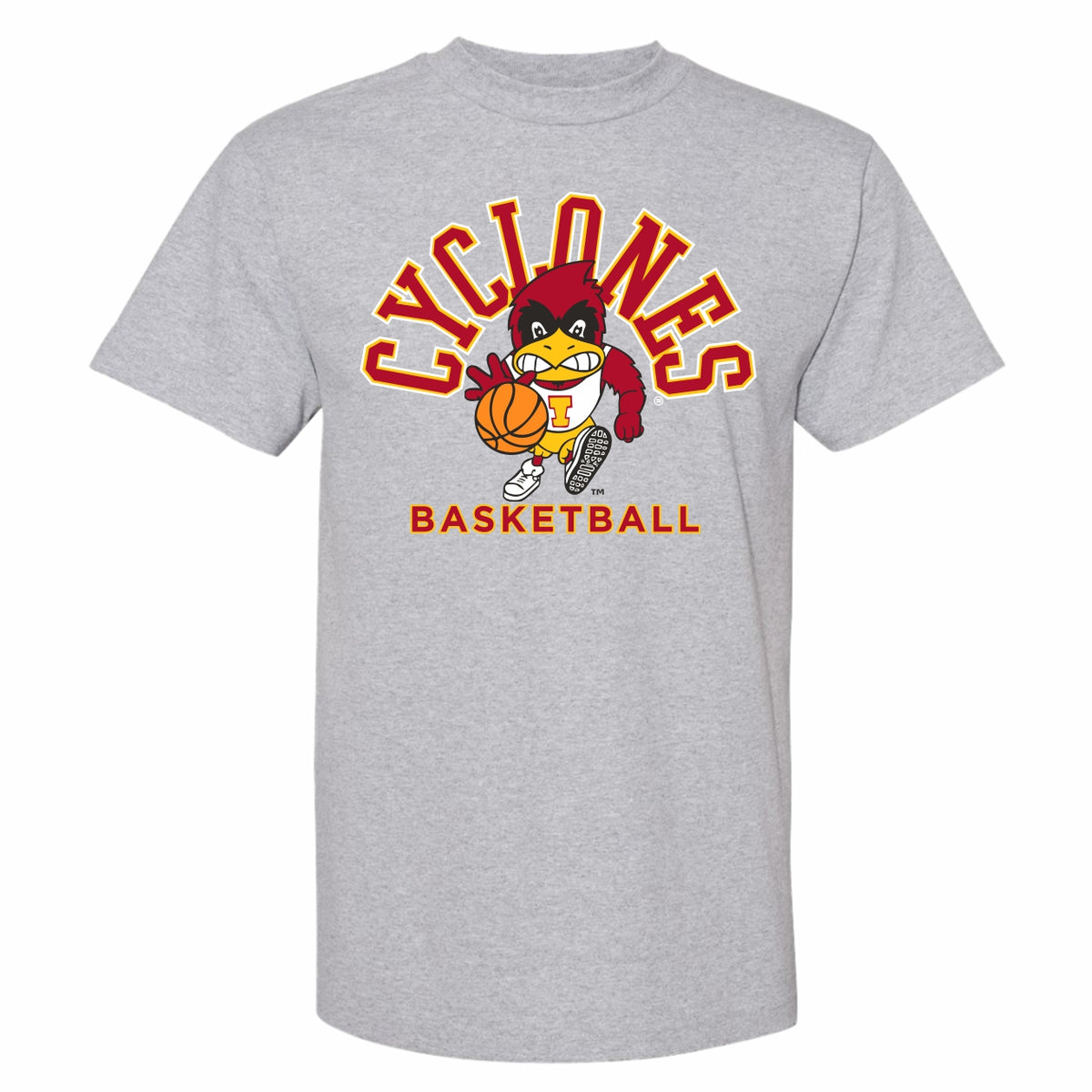 Iowa State Cyclones Sport Drop Basketball Cy Short Sleeve Tee