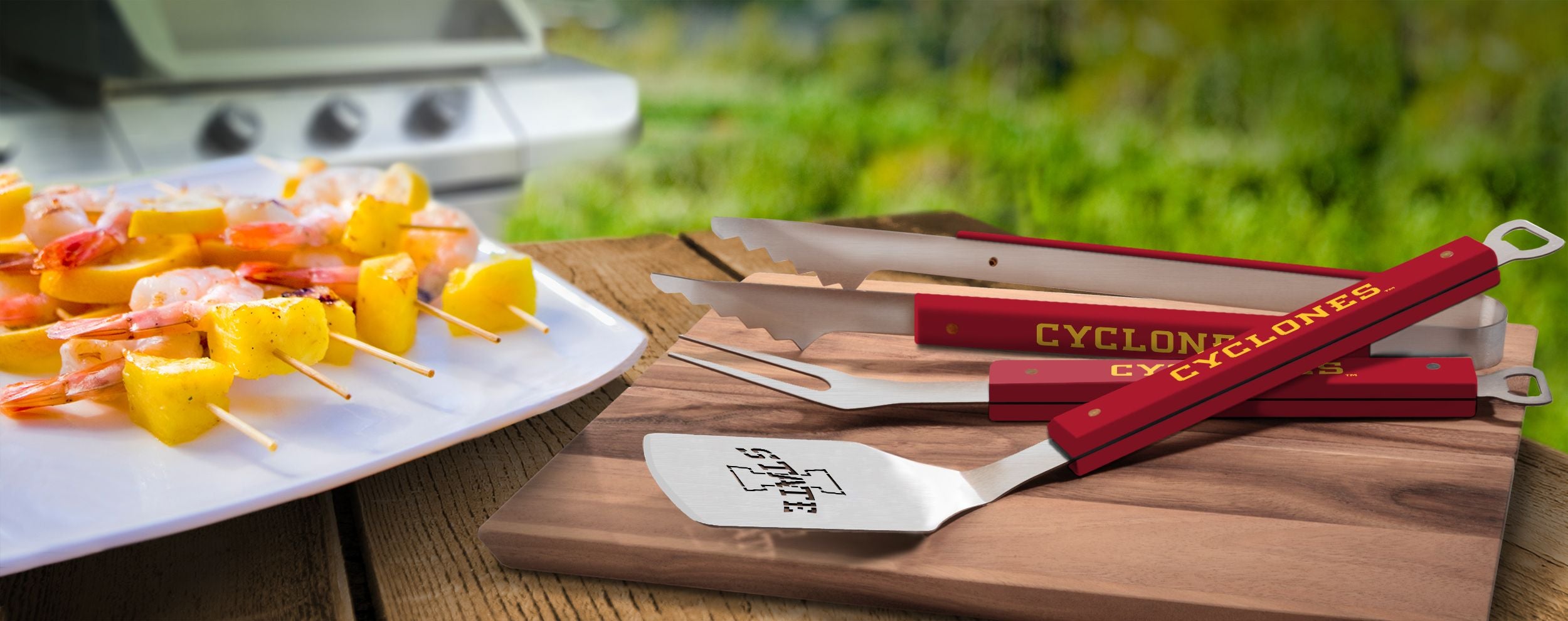 Iowa State Cyclones Spirit Series 3-Piece BBQ Set