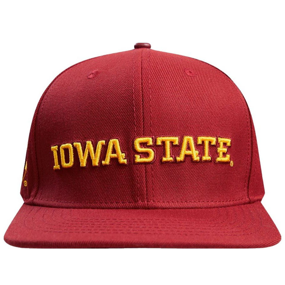Iowa State Cyclones Red Embroidered Snapback Hat