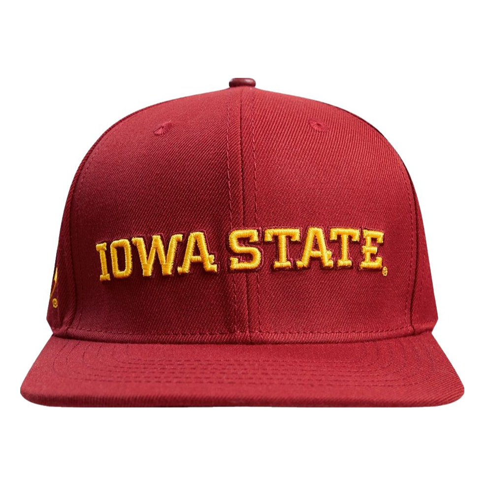 Iowa State Cyclones Red Embroidered Snapback Hat