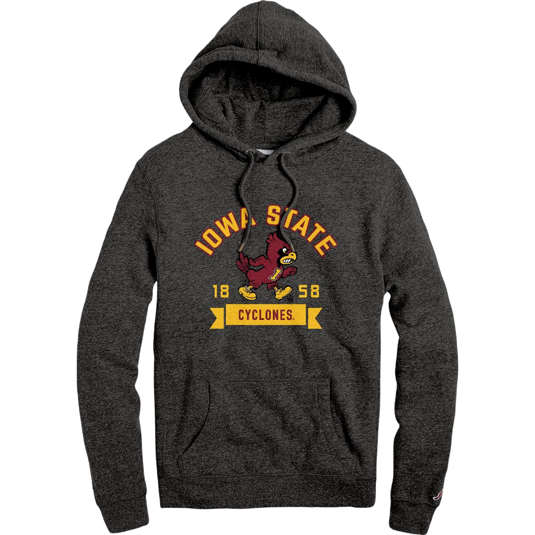 Iowa State Cyclones Vintage Cy Men's Black Hoodie