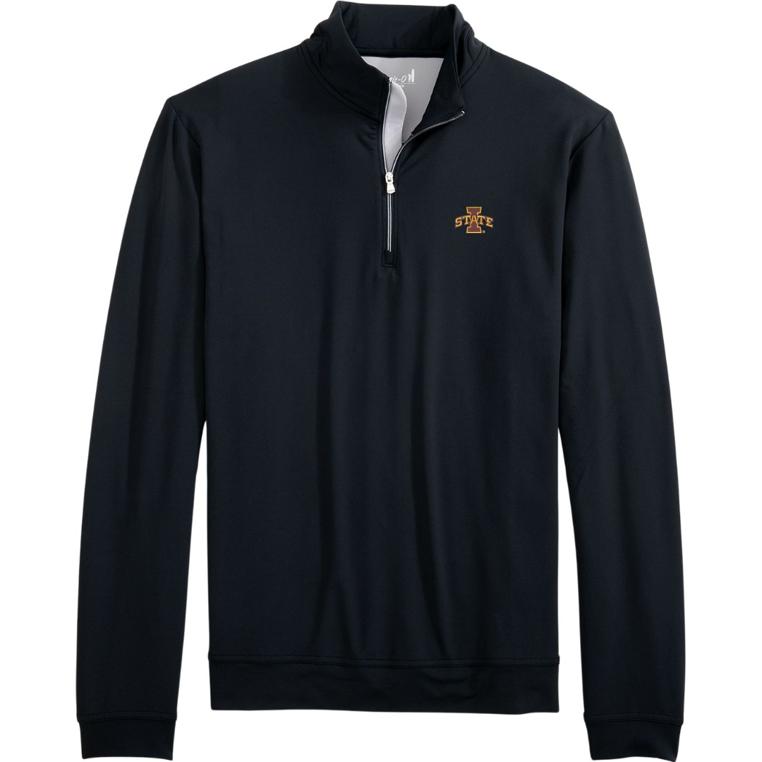 Iowa State Cyclones Men's Black Johnnie-O Motion 1/4 Zip