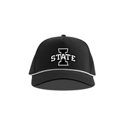Iowa State Cyclones Black Branded Bills Adjustable Rope Hat