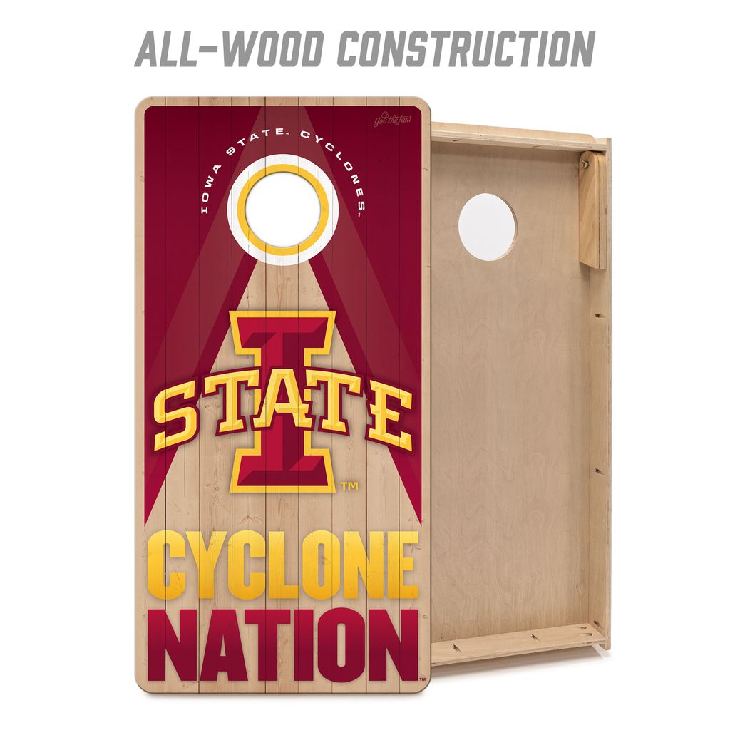 Iowa State Cyclones 2x4 Slogan Series Cornhole