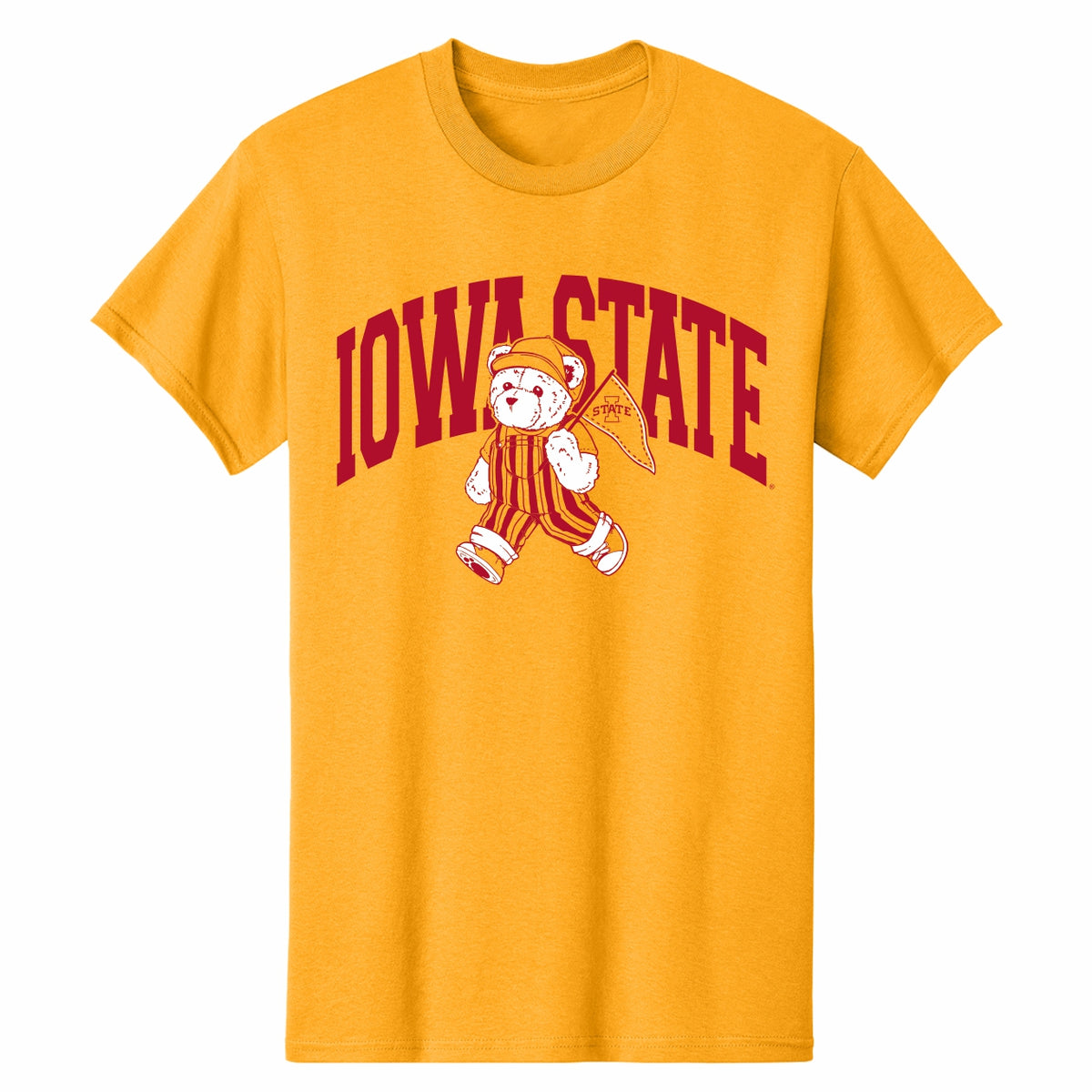 Iowa State Gold Gameday Bear Tee