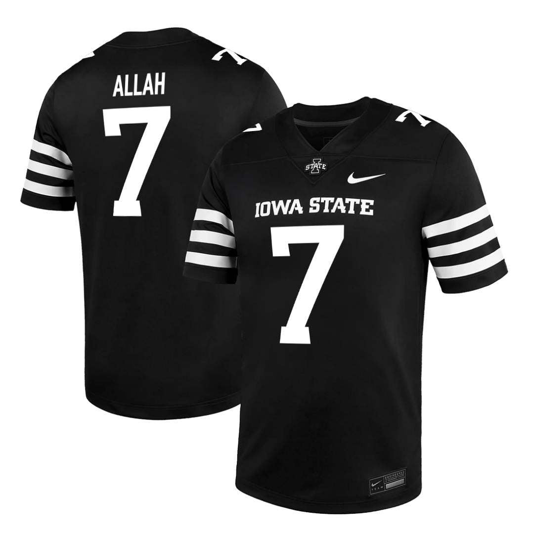 Iowa State Cyclones NIKE NIL Football Jersey Black