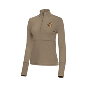 Iowa State Women's Leaning Cy Taupe Half Zip