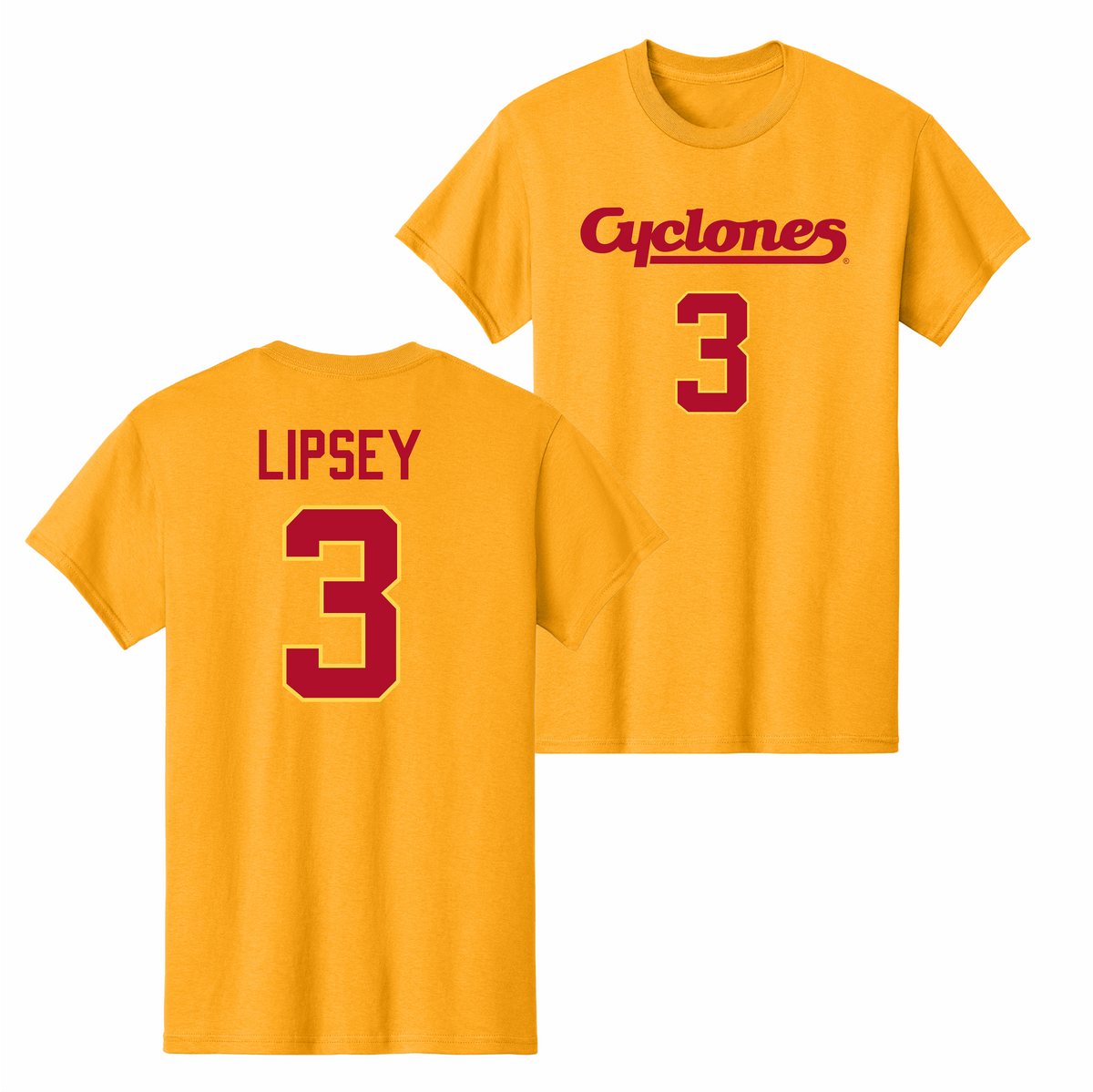 Iowa State Men's Basketball NIL Shirsey Gold