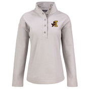 Iowa State Cyclones Women's Hunt's Point Quarter-Snap Leaning Cy logo Polished