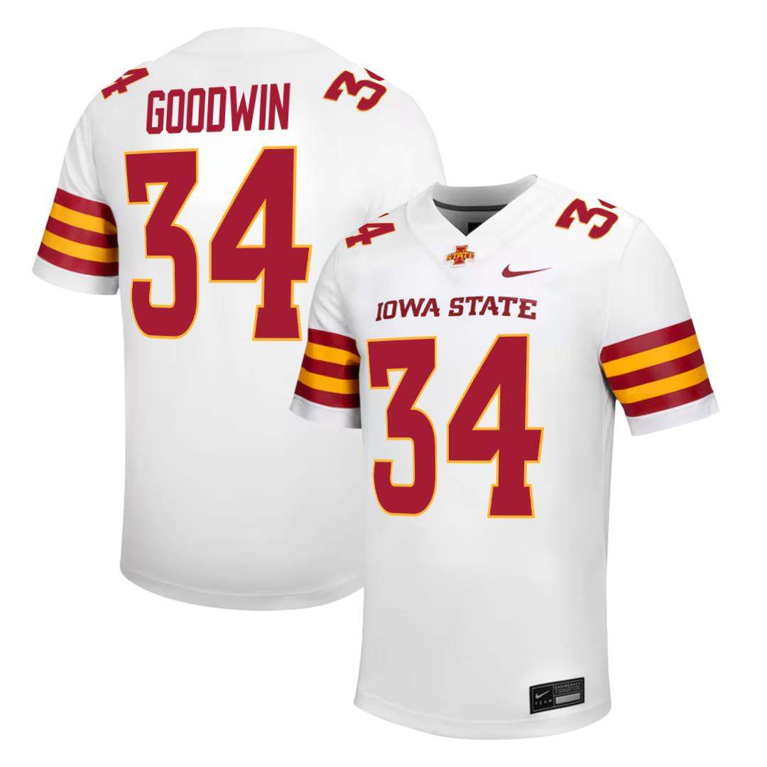 Iowa State Cyclones NIKE NIL Football Jersey White