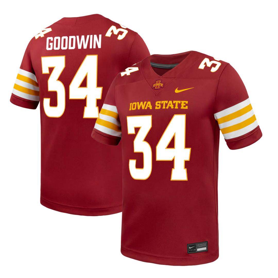 Iowa State Cyclones NIKE NIL Youth Football Jersey Red